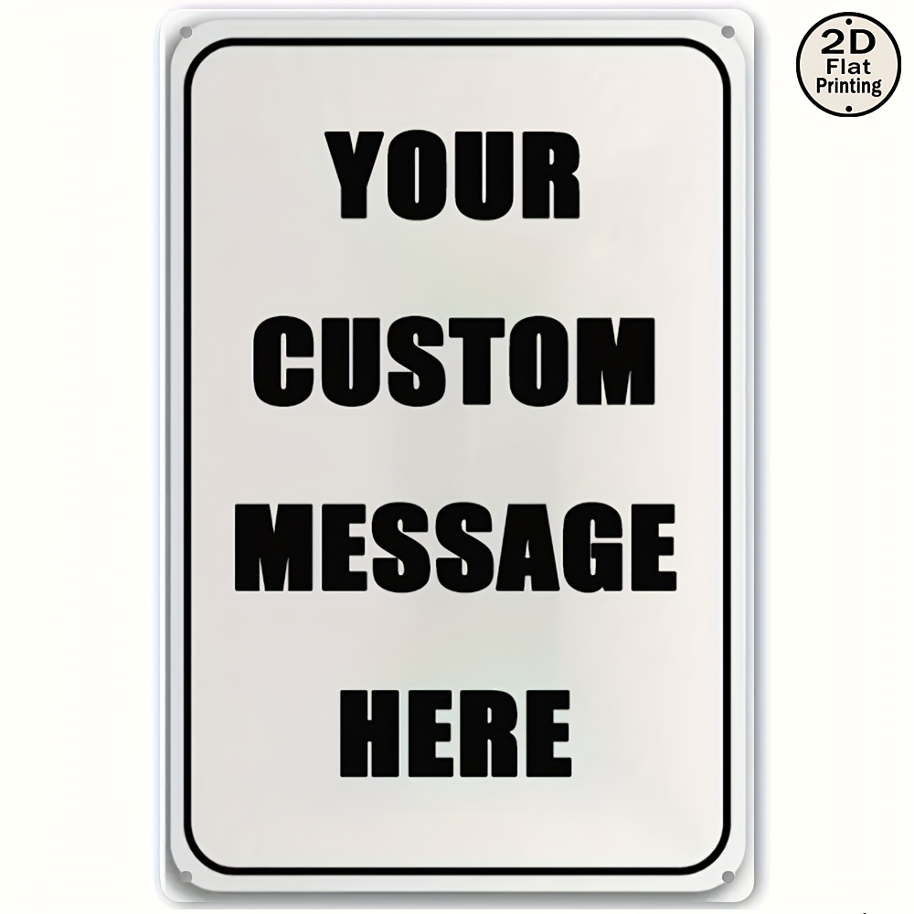Vintage Fashion Plates - Custom Metal Tin Sign Personalized Your