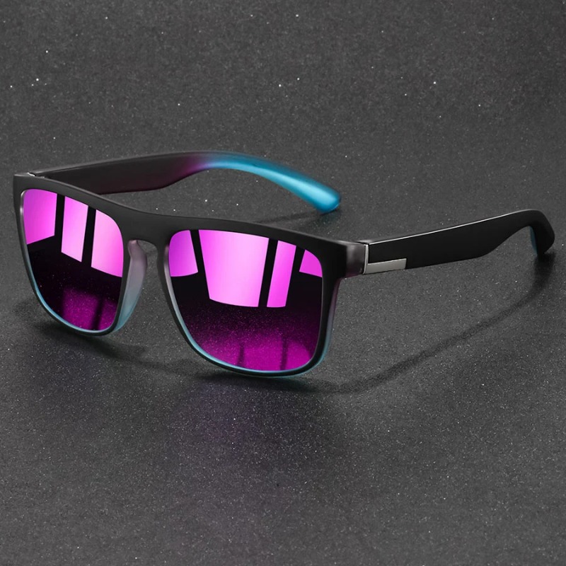 Vintage Fashion Girl - Fashion Vintage Square Sports Sunglasses Men