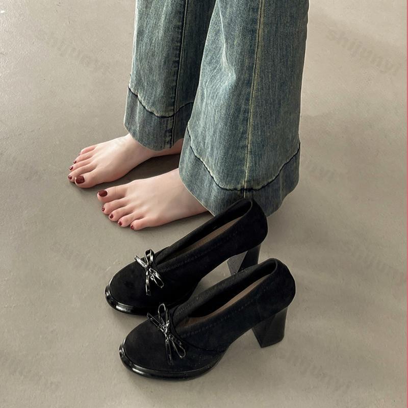 Women's High Heels 2025 Spring - đánh giá và giá Vintage Fashion Girl