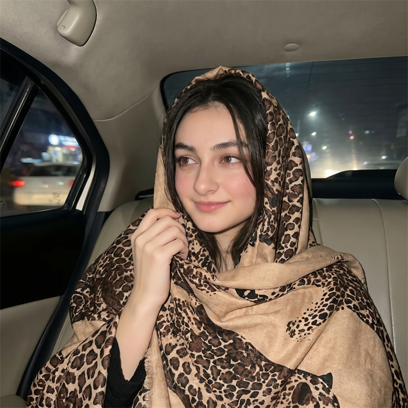Vintage Leopard Print Hijab an - đánh giá và giá Vintage Outdoor Fashion