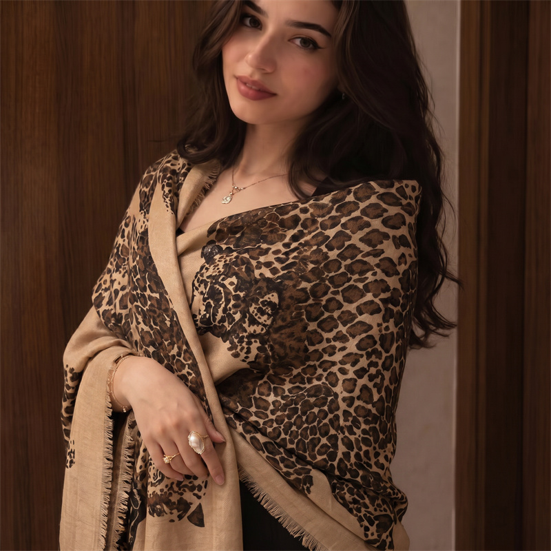 Vintage Leopard Print Hijab an - đánh giá và giá Vintage Outdoor Fashion