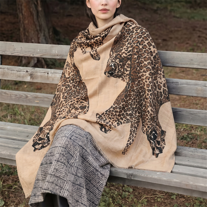 Vintage Leopard Print Hijab an - đánh giá và giá Vintage Outdoor Fashion