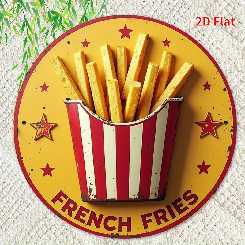 2D Flat, 1pc Retro French Frie - đánh giá và giá Vintage Fashion Plates