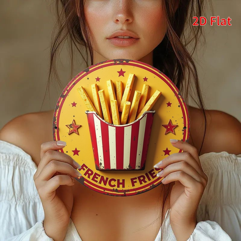 2D Flat, 1pc Retro French Frie - đánh giá và giá Vintage Fashion Plates