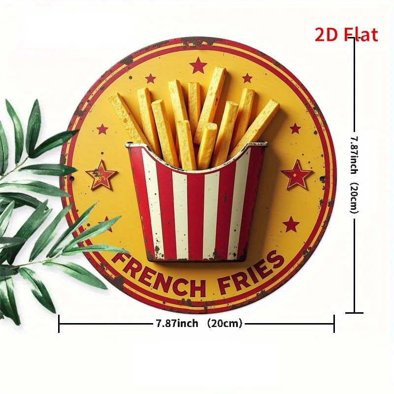 2D Flat, 1pc Retro French Frie - đánh giá và giá Vintage Fashion Plates