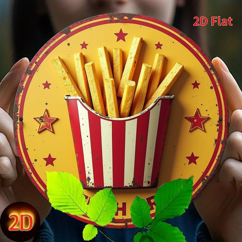 2D Flat, 1pc Retro French Frie - đánh giá và giá Vintage Fashion Plates