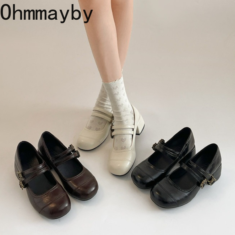 Vintage Thick Heel Women Mary  - đánh giá và giá Vintage Outdoor Fashion