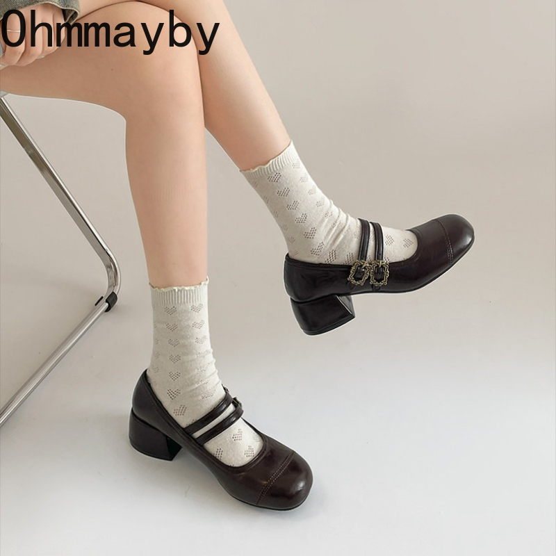 Vintage Thick Heel Women Mary  - đánh giá và giá Vintage Outdoor Fashion