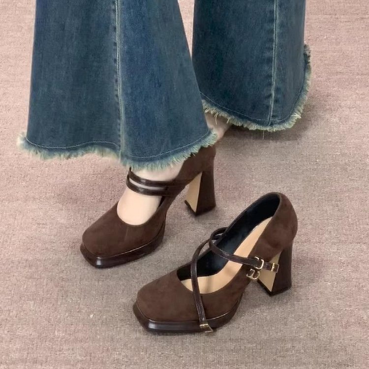 Vintage Thick High Women Mary  - đánh giá và giá Vintage Fashion Girl