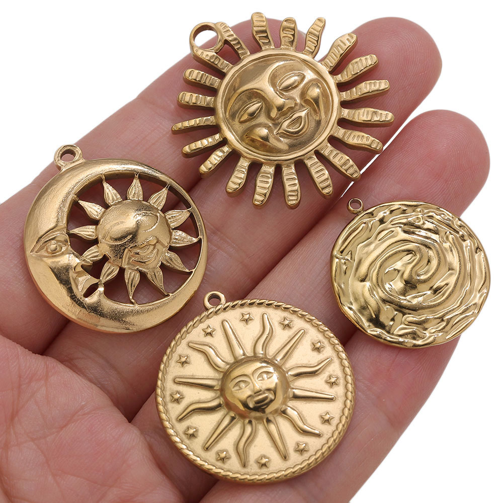 5pcs PVD Gold Charms Stainless - đánh giá và giá Vintage Fashion Tumblr