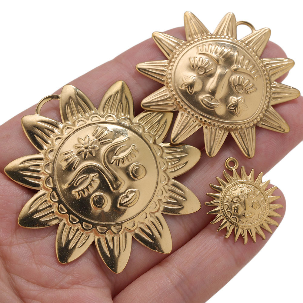 5pcs PVD Gold Charms Stainless - đánh giá và giá Vintage Fashion Tumblr