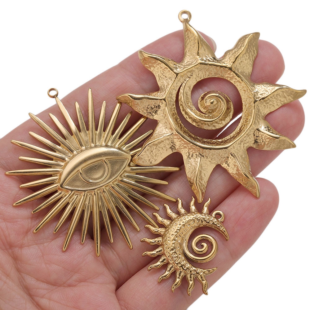 5pcs PVD Gold Charms Stainless - đánh giá và giá Vintage Fashion Tumblr