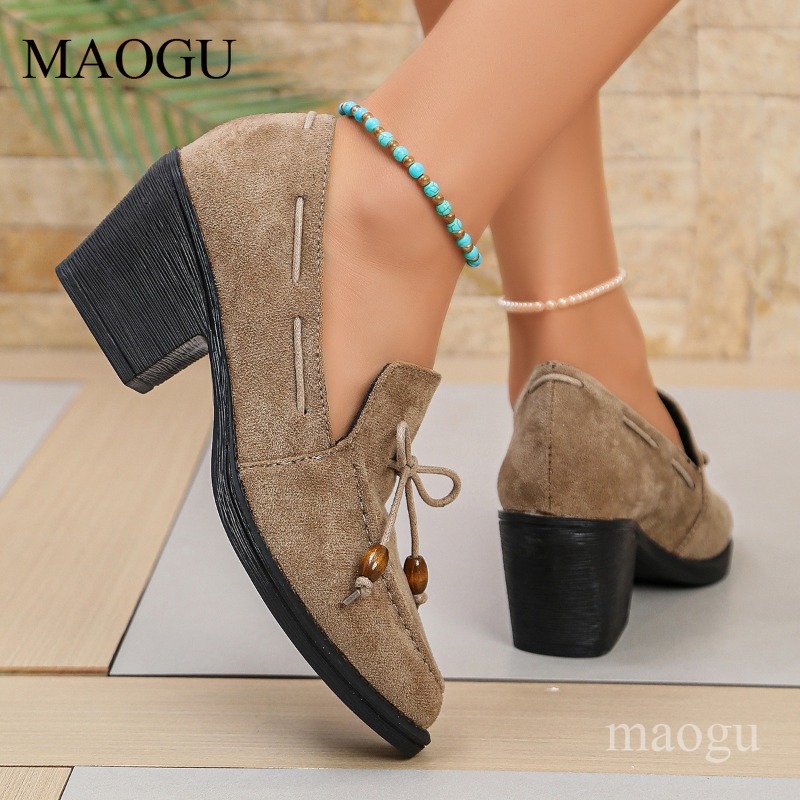 7CM Heeled Women's Spring Autu - đánh giá và giá Vintage Outdoor Fashion