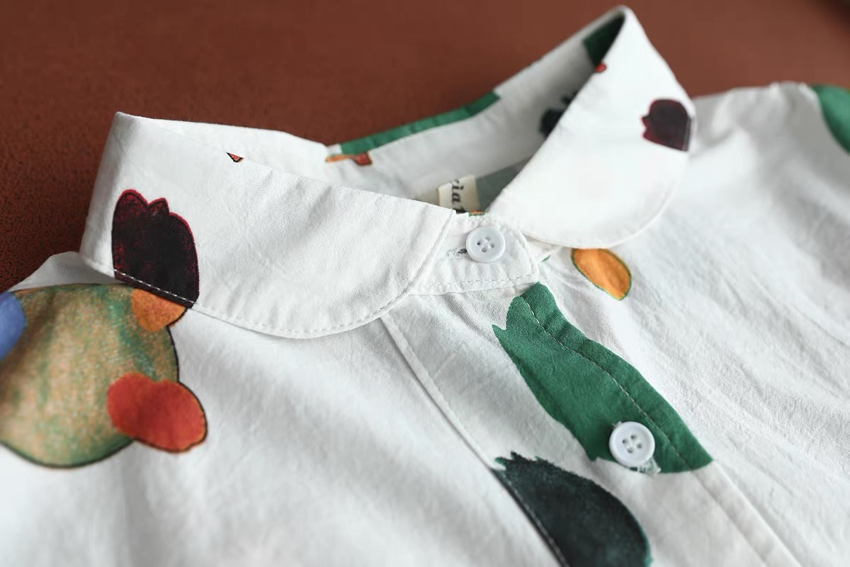 Women Abstract Watercolor Prin - đánh giá và giá Vintage Fashion In Japan