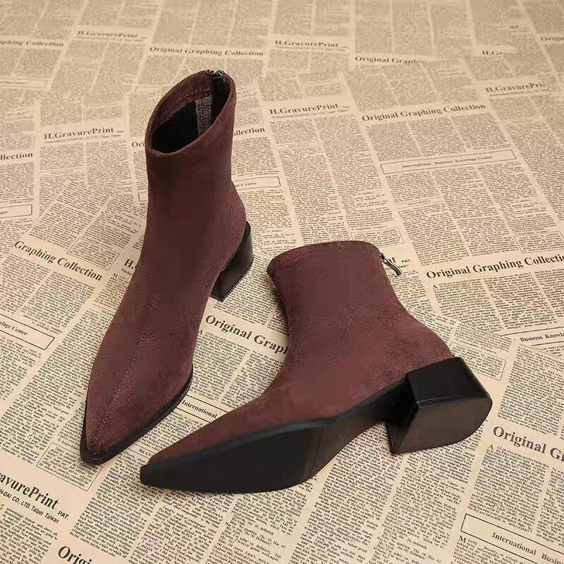 New Low Heel Women Mordern Ank - đánh giá và giá Vintage Slip Dress