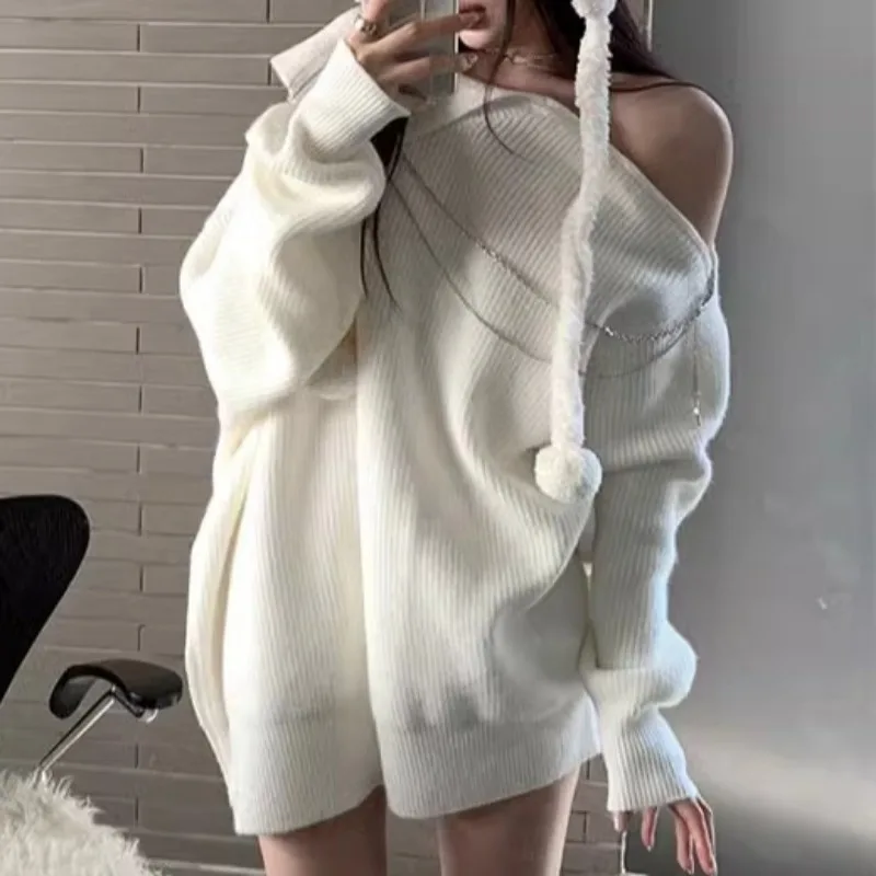 Y2k Long Pullovers Chains Vint - đánh giá và giá Retro Vintage Korean Fashion