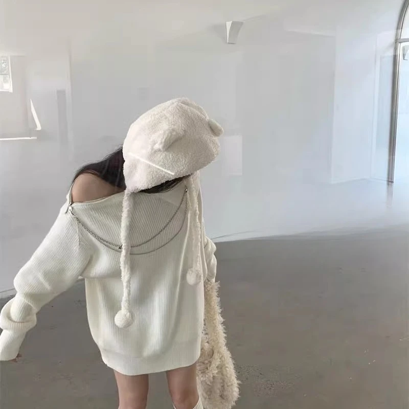 Y2k Long Pullovers Chains Vint - đánh giá và giá Retro Vintage Korean Fashion