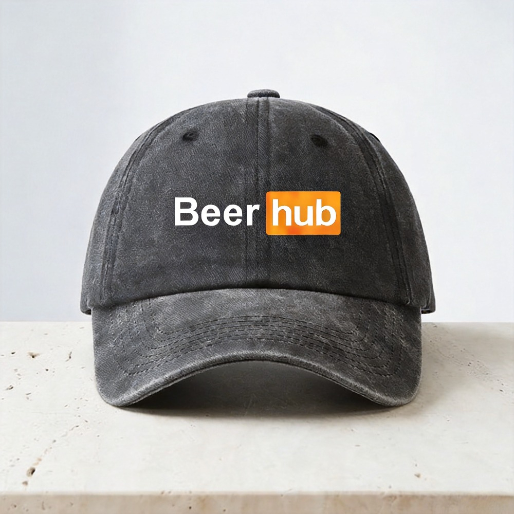 Beer Hub print Baseball Caps V - đánh giá và giá Vintage Fashion Hub