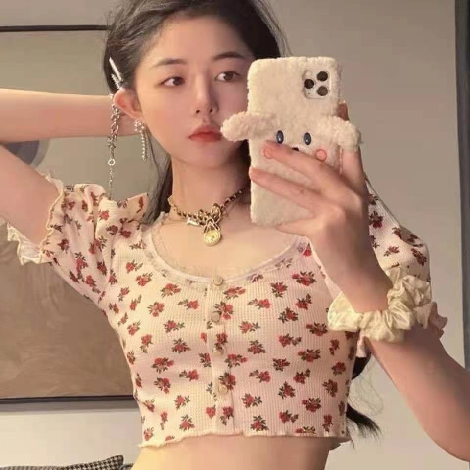 Y2K K-Fashion Japanese Floral  - đánh giá và giá Retro Vintage Korean Fashion
