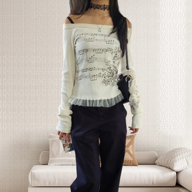 Autumn Y2K Harajuku Retro T-Sh - đánh giá và giá Retro Vintage Korean Fashion