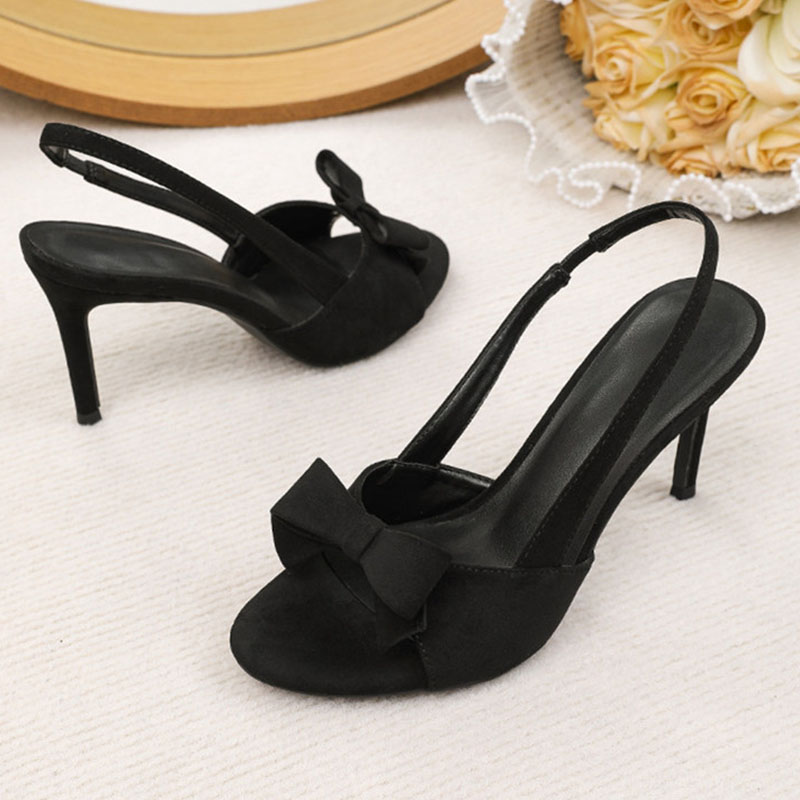 2026 Summer Peep Toe Backless  - đánh giá và giá Vintage Fashion Ladies