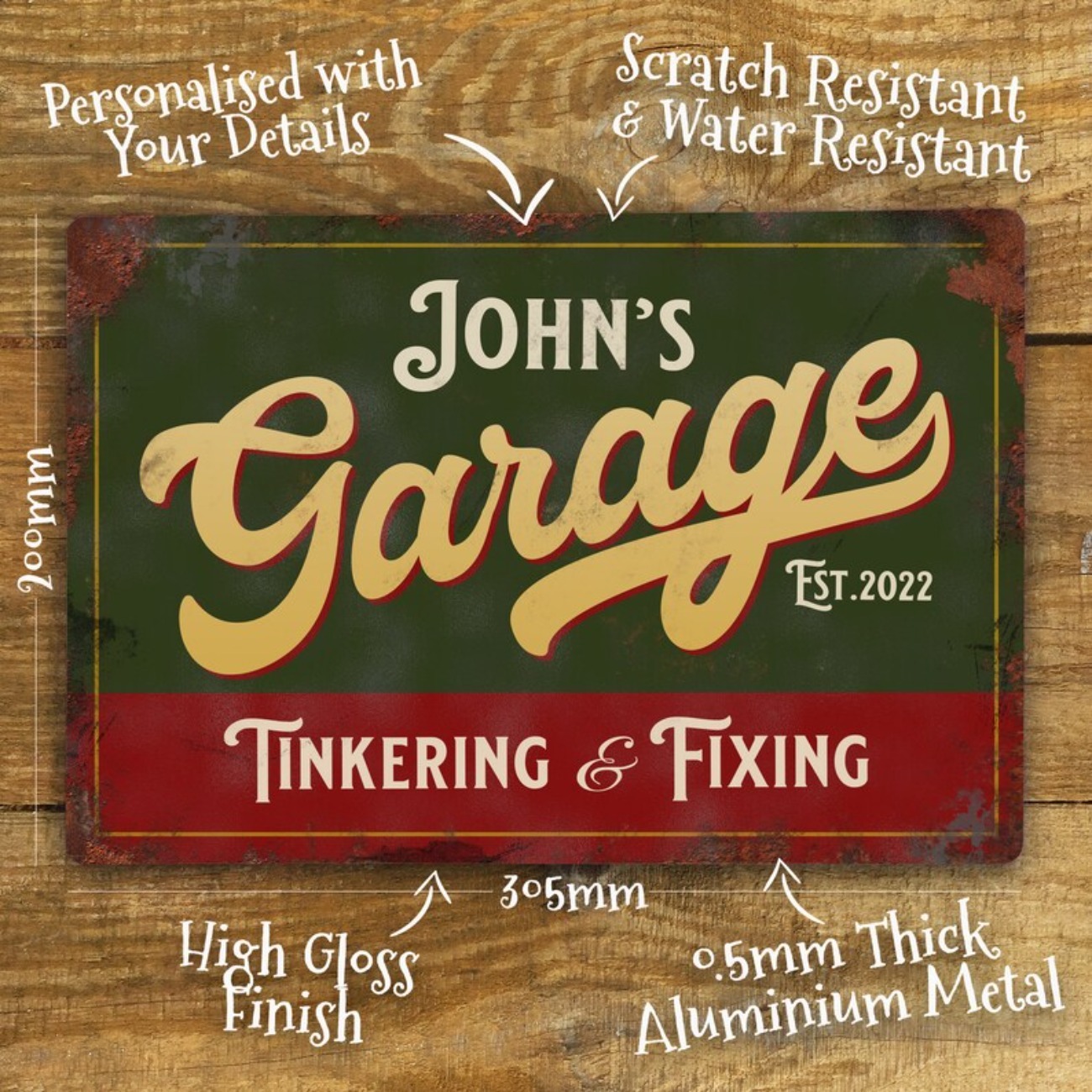 Custom Personalised Garage Met - đánh giá và giá Vintage Fashion Plates