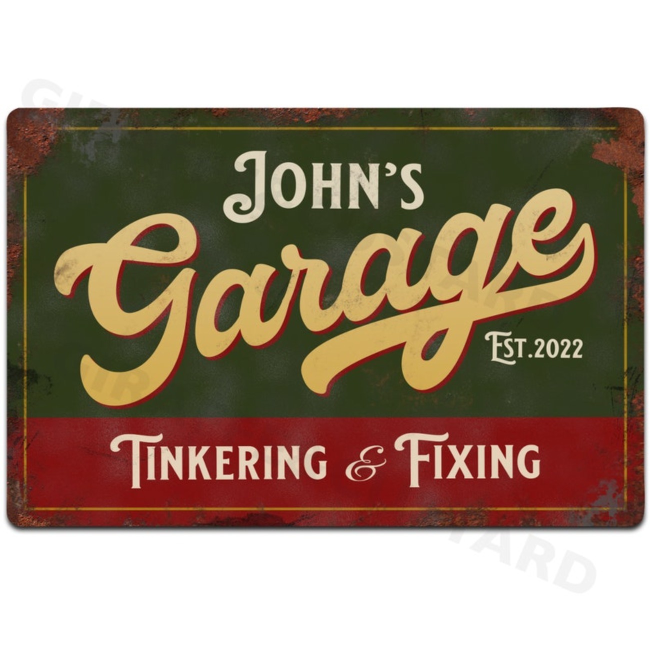Custom Personalised Garage Met - đánh giá và giá Vintage Fashion Plates