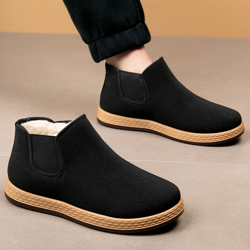 Men's Cotton Shoes Men's Winte - đánh giá và giá Vintage Outdoor Fashion