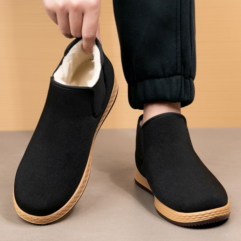 Men's Cotton Shoes Men's Winte - đánh giá và giá Vintage Outdoor Fashion
